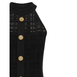 Tartan knit dress