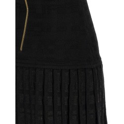 Tartan knit dress