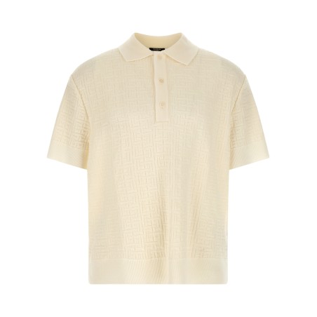 Monogram jacquard polo shirt