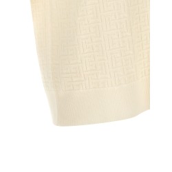 Monogram jacquard polo shirt