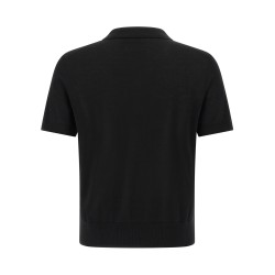 Wool polo shirt