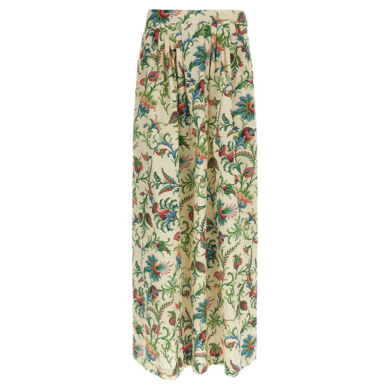 Floral pattern skirt