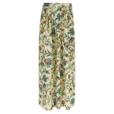 Floral pattern skirt