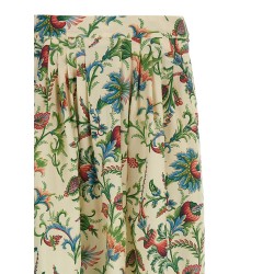 Floral pattern skirt
