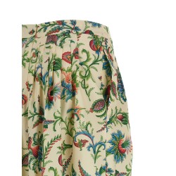 Floral pattern skirt