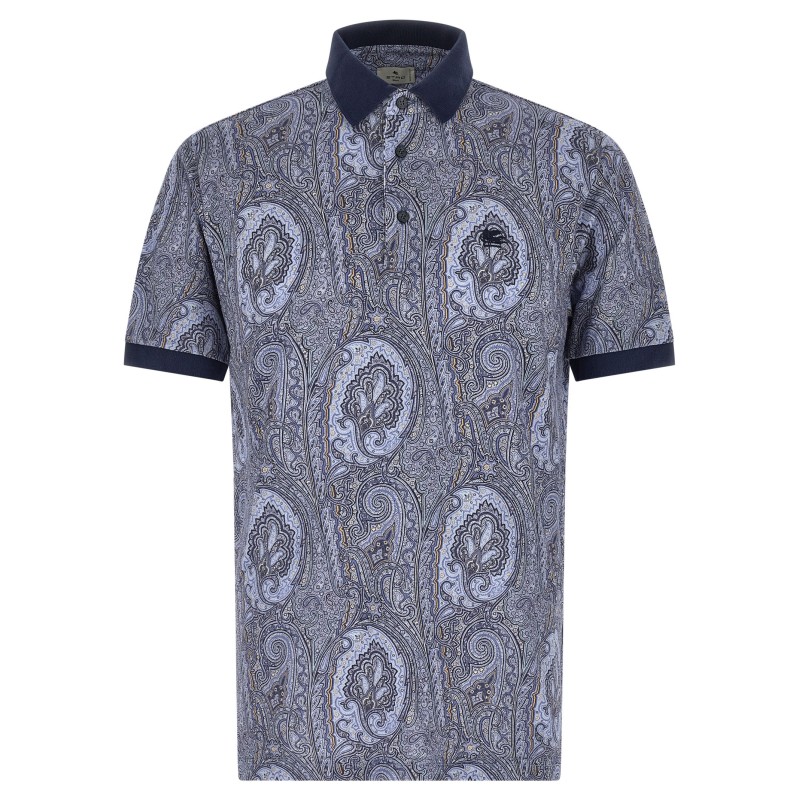 'Arnica Paisley' polo shirt