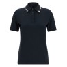 Crystal collar polo shirt