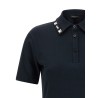 Crystal collar polo shirt
