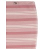 Striped piqué skirt