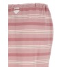 Striped piqué skirt