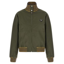 Logo bomber jacket