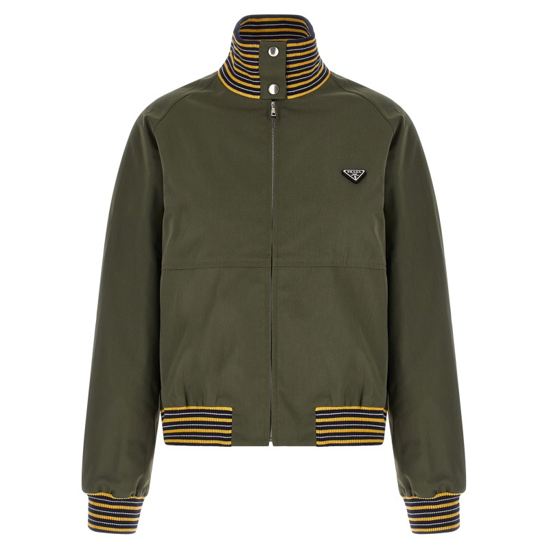 Logo bomber jacket