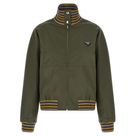 Logo bomber jacket