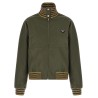 Logo bomber jacket
