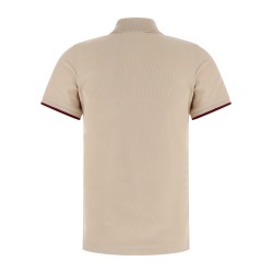 Logo patch polo shirt