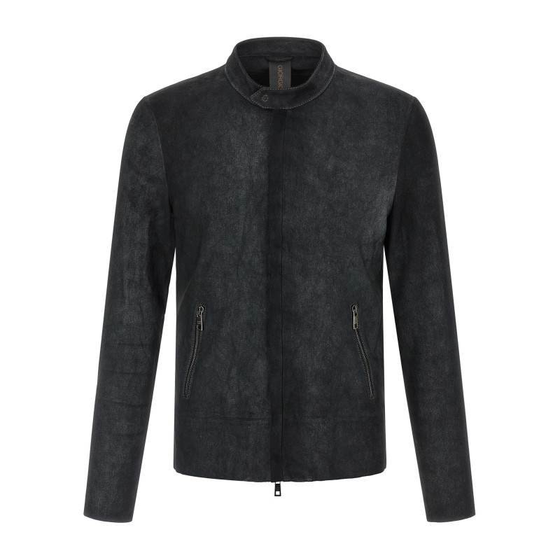 Stretch biker jacket