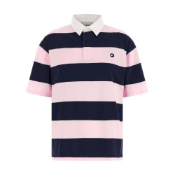 Striped polo shirt