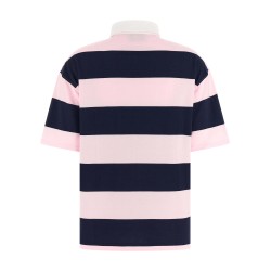 Striped polo shirt