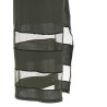 'Striped Sheer Polo' dress