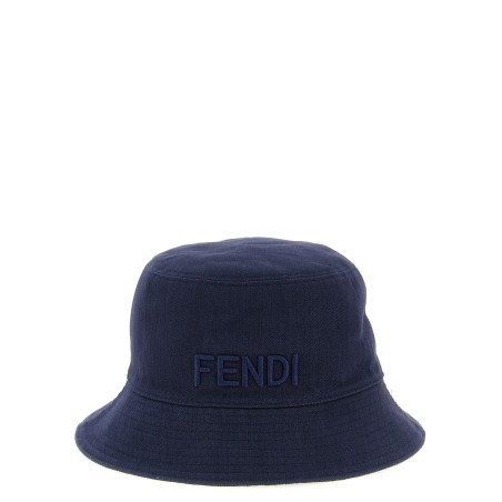 Reversible denim bucket hat