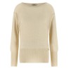 Lamé and sequin yarn sweater