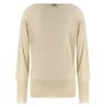 Lamé and sequin yarn sweater