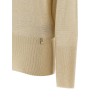 Lamé and sequin yarn sweater