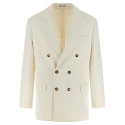 Linen silk blazer