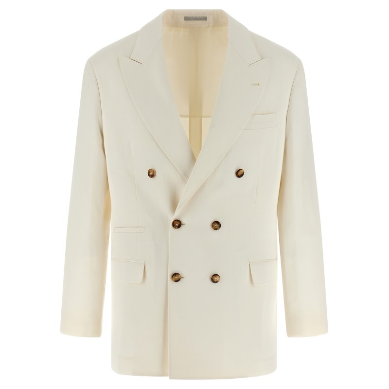 Linen silk blazer
