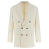 Linen silk blazer