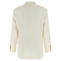 Linen silk blazer