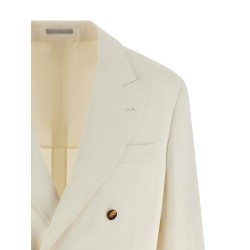 Linen silk blazer