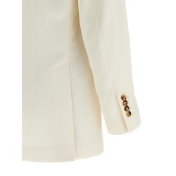Linen silk blazer
