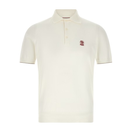 Logo embroidery polo shirt