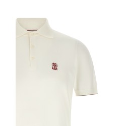 Logo embroidery polo shirt