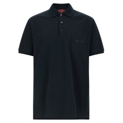 'Morsetto' embroidery polo shirt