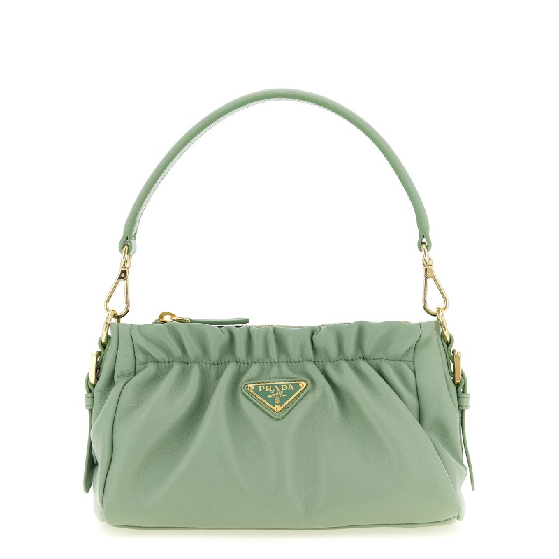 Leather shoulder bag