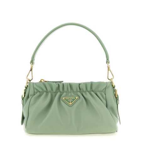 Leather shoulder bag