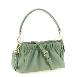 Leather shoulder bag