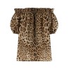 Animal print cotton top