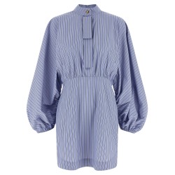 'Drawstring Stripe Mini' dress
