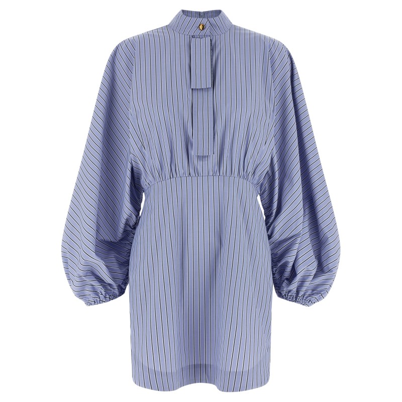 'Drawstring Stripe Mini' dress