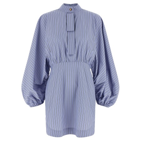 'Drawstring Stripe Mini' dress