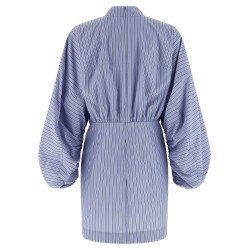 'Drawstring Stripe Mini' dress