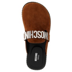 Suede sabots