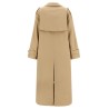 Trench coat with gloves