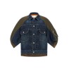Hybrid bomber jacket