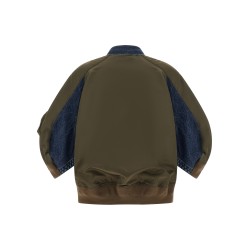 Hybrid bomber jacket