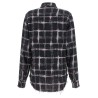 Fringed hem reversible shirt