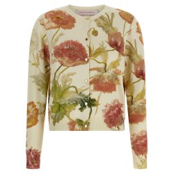 Floral print cardigan